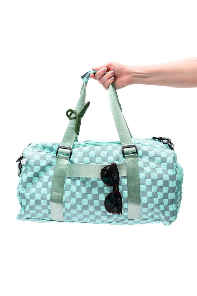 Elevate Travel Duffle in Teal - Molliee Boutique