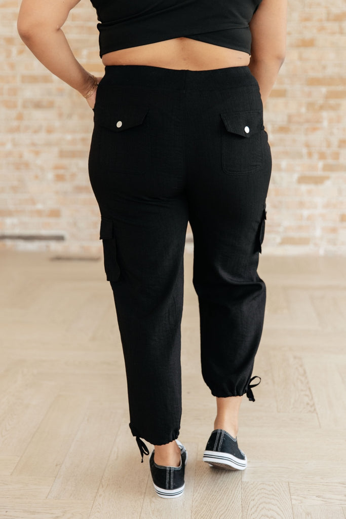 For Reasons Unknown Cargo Cropped Pants - Molliee Boutique