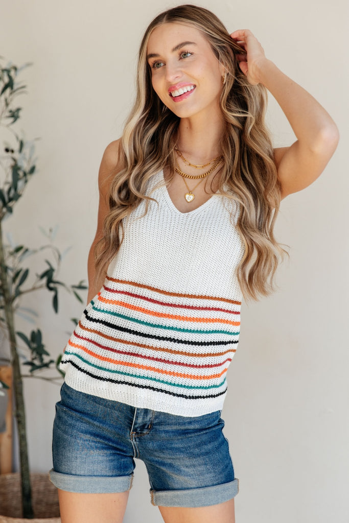 Hope It Never Stops Sweater Knit Tank - Molliee Boutique