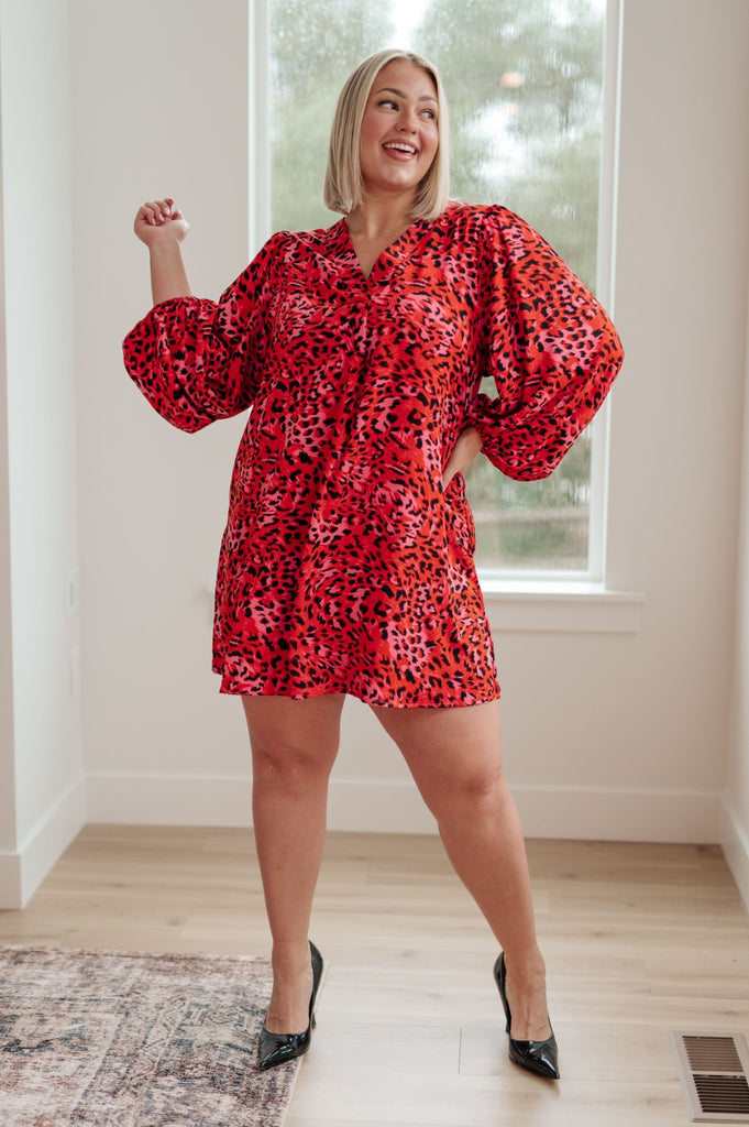 Wild About Life Animal Print Dress - Molliee Boutique