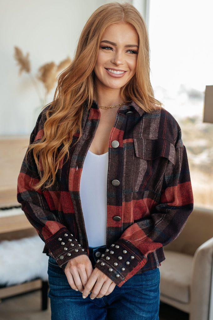 Already There Plaid Shacket - Molliee Boutique