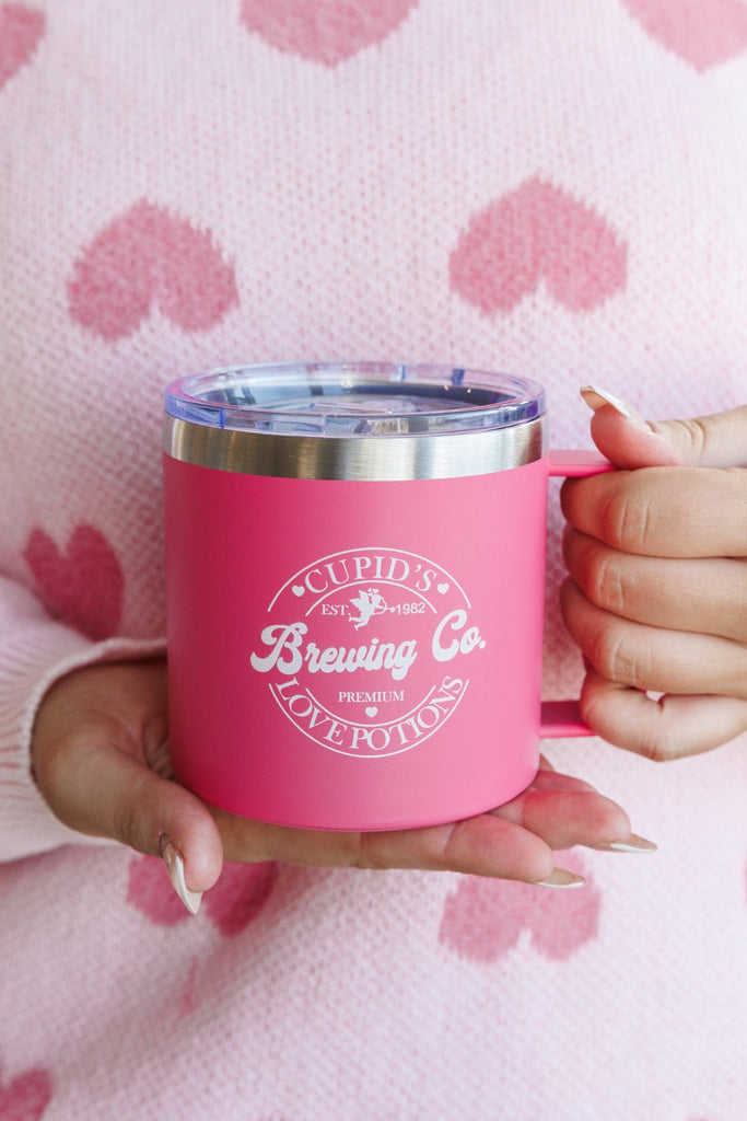 Cupid's Brewing Company 14 Oz Double Walled Travel Mug - Molliee Boutique