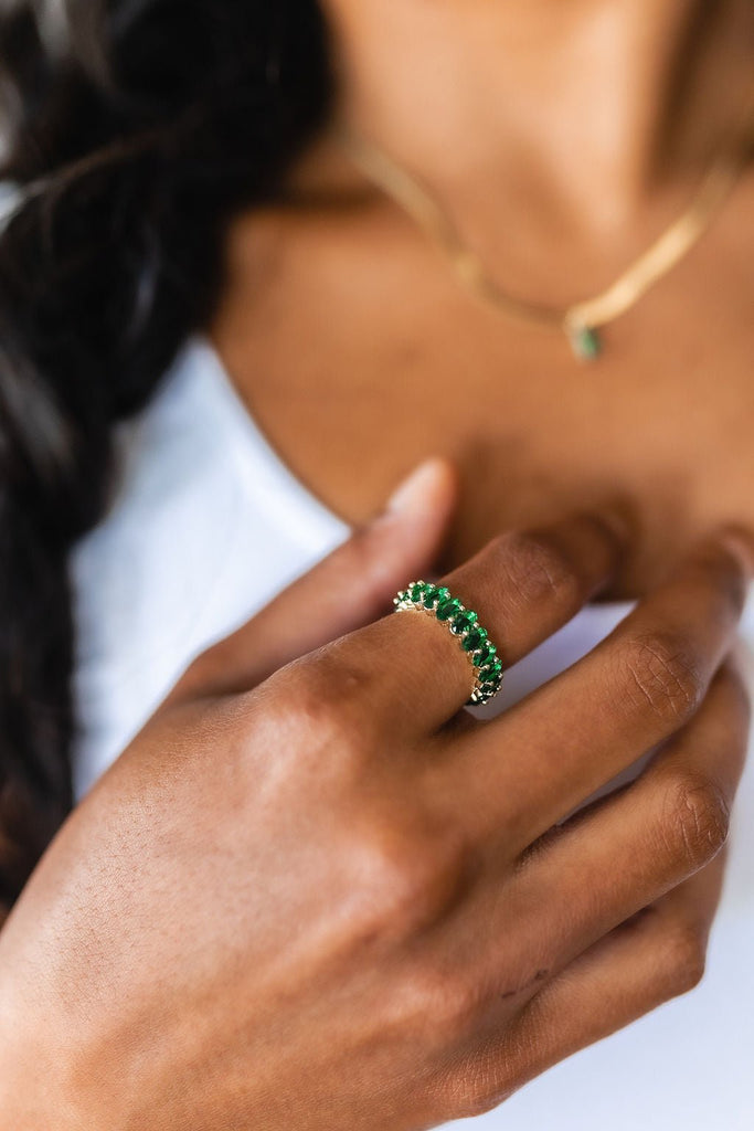 Green With Envy Ring - Molliee Boutique