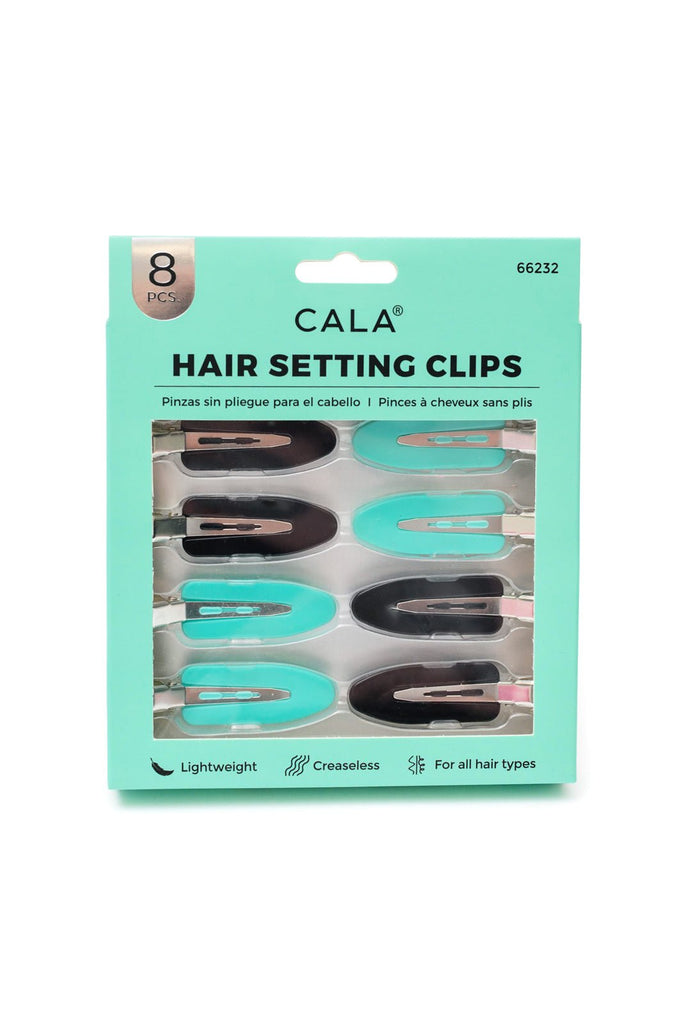 Hair Setting Clips in Teal - Molliee Boutique