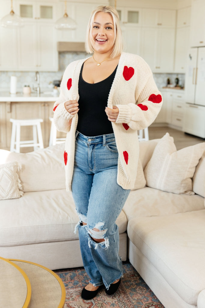 Heart Eyes Cardigan - Molliee Boutique