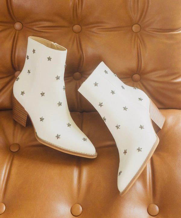 Ivanna Star Studded Boots - Molliee Boutique