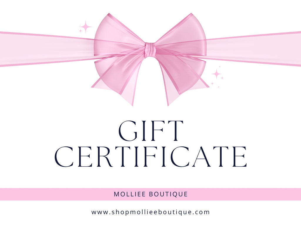 MOLLIEE Gift Card - Molliee Boutique
