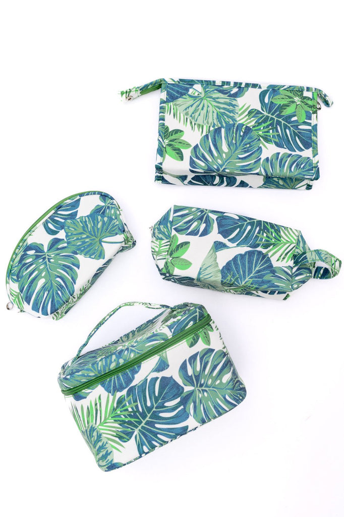 Plant Lover Cosmetic Bags Set of 4 - Molliee Boutique