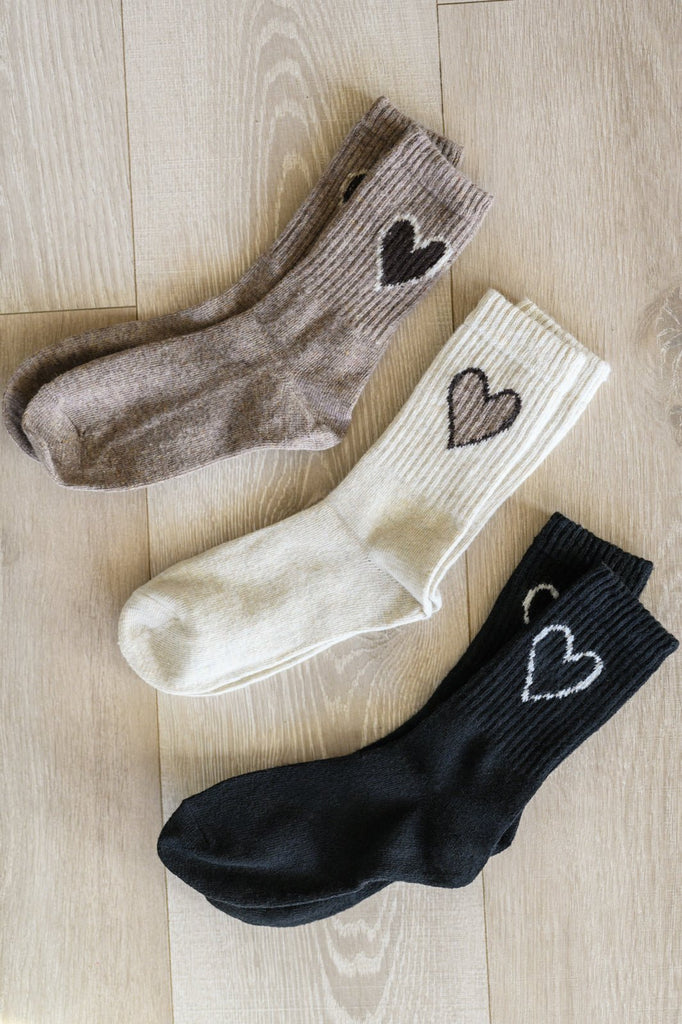 Subtle Emotions Wool Socks Set of 3 - Molliee Boutique