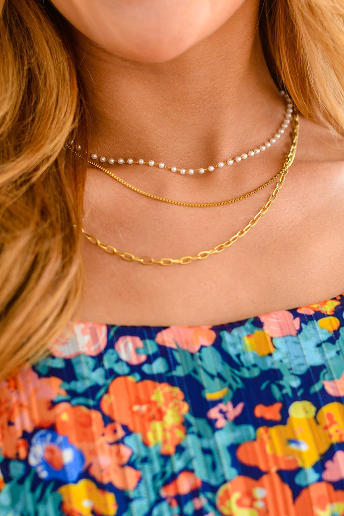 Triple Threat Layered Necklace - Molliee Boutique